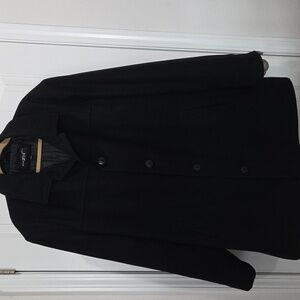 Black Rivet Men’s Wool Coat in Black Size 2XLT